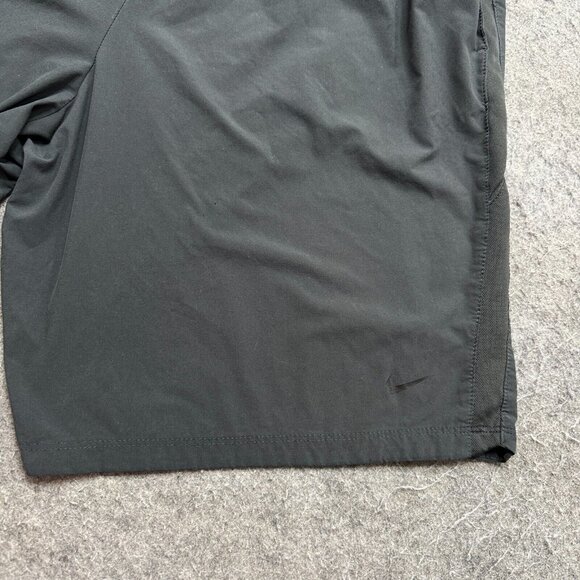 Nike Running Shorts Men L Gray 9" Brief Liner Stretch 506300 - Picture 4 of 16